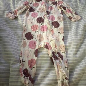 Milkberry Pink and Red Baby sleeper